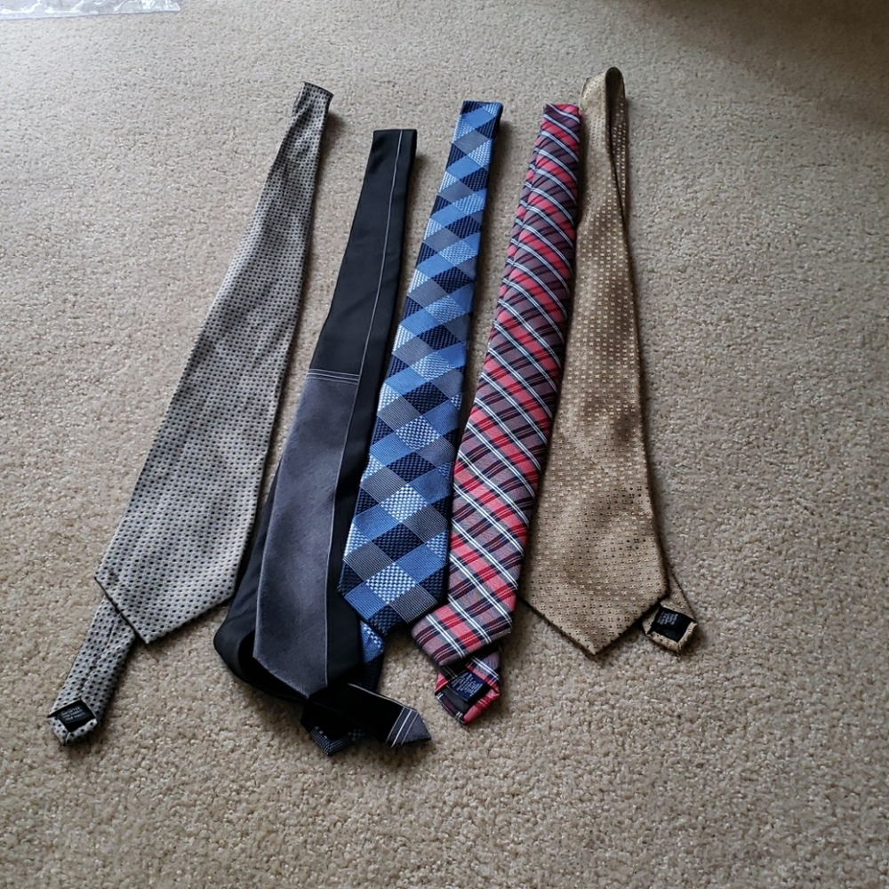 Bundle of Five Dress Ties